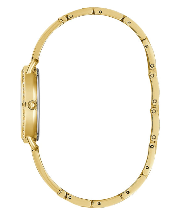 Guess Petite Ladies Sparkle Watch: Gold