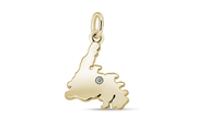 13MM Casablanca Newfoundland Pendant (Available in Sterling Silver, White Gold or Yellow Gold)