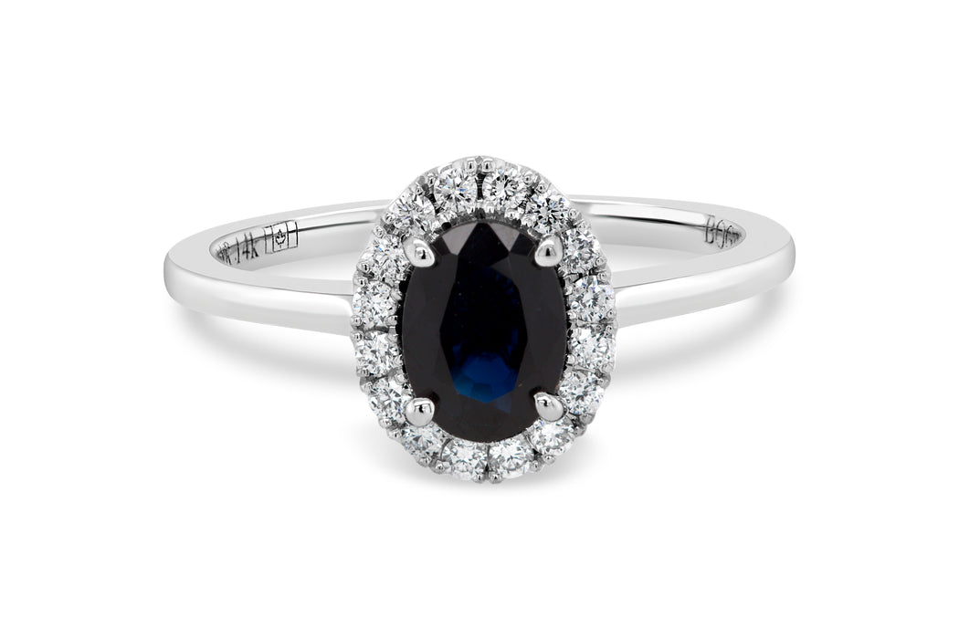 Sapphire Oval Gemstone Ring