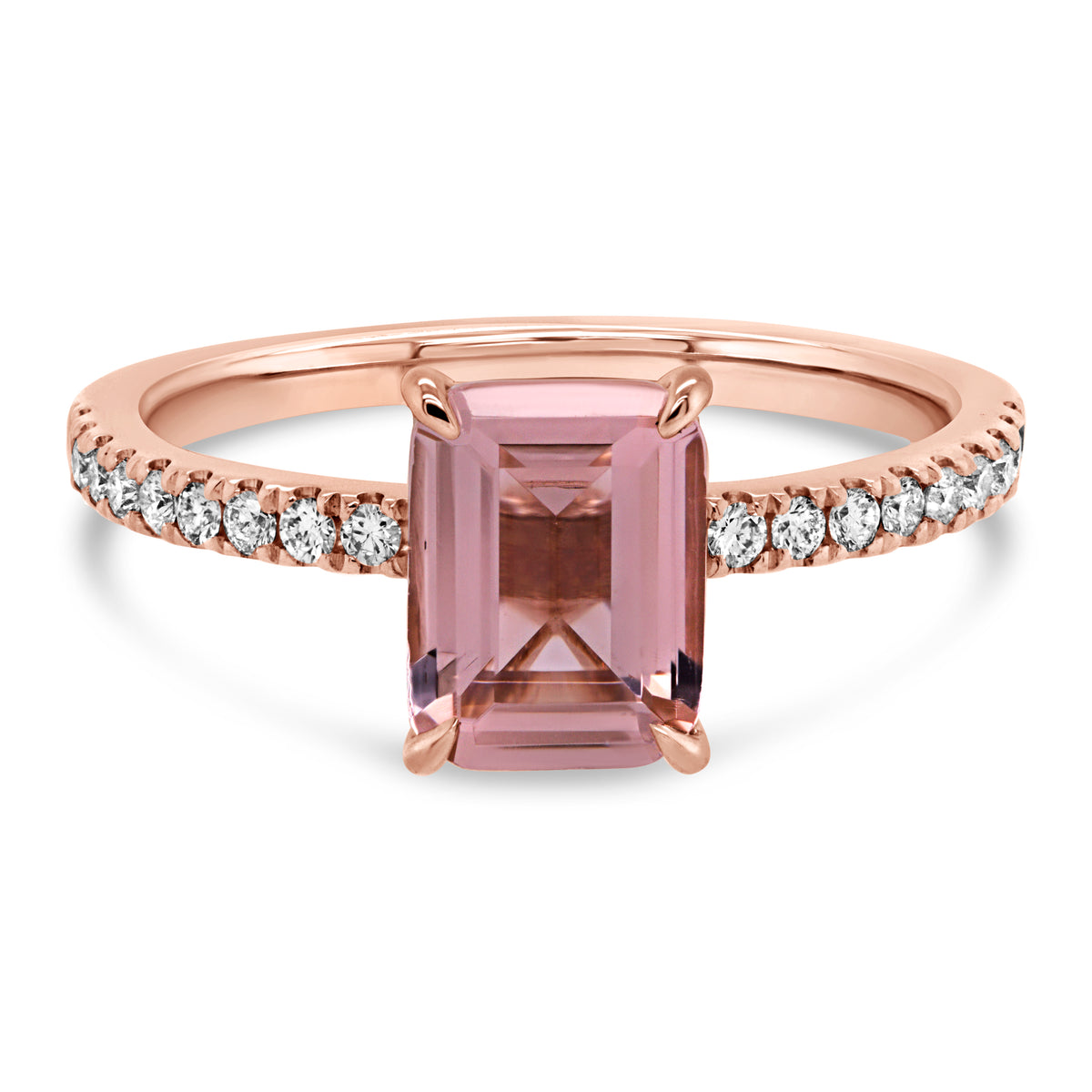 Lab Grown Cushion Morganite Ring – Bogart's Jewellers