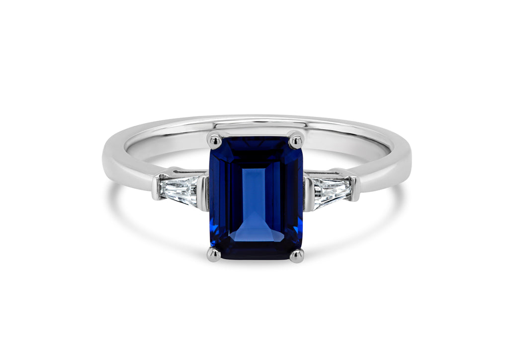 Lab Grown Sapphire Fashion Ring