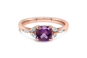 Lab Grown Alexandrite Fashion Ring