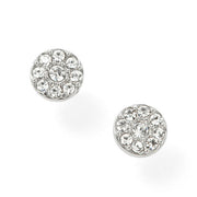 Fossil Sadie Disc Silver-Tone Stainless Steel Stud Earrings