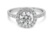 1.43CTW Lab Grown Round Engagement Ring