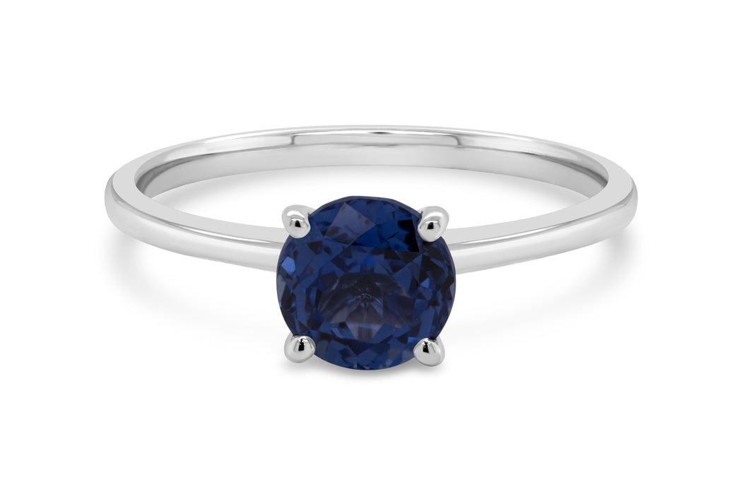Lab Grown Blue Sapphire Fashion Ring