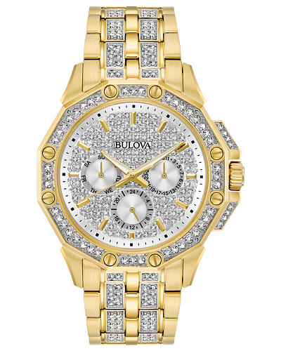 Bulova Octava Men s Watch Gold Tone Bogart s Jewellers