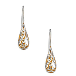 Keith Jack Sterling Silver Trinity Knot Earrings