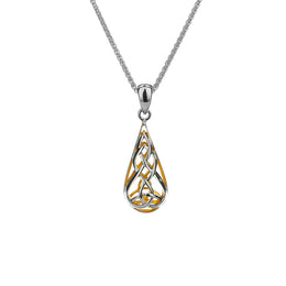 Keith Jack Sterling Silver Teardrop Necklace