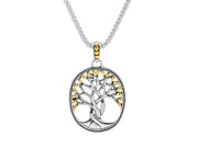 Keith Jack Sterling Silver Tree of Life Necklace: Large