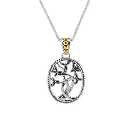 Keith Jack Sterling Silver Tree of Life Necklace