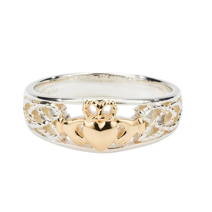 Keith Jack Two Tone Claddagh Ring
