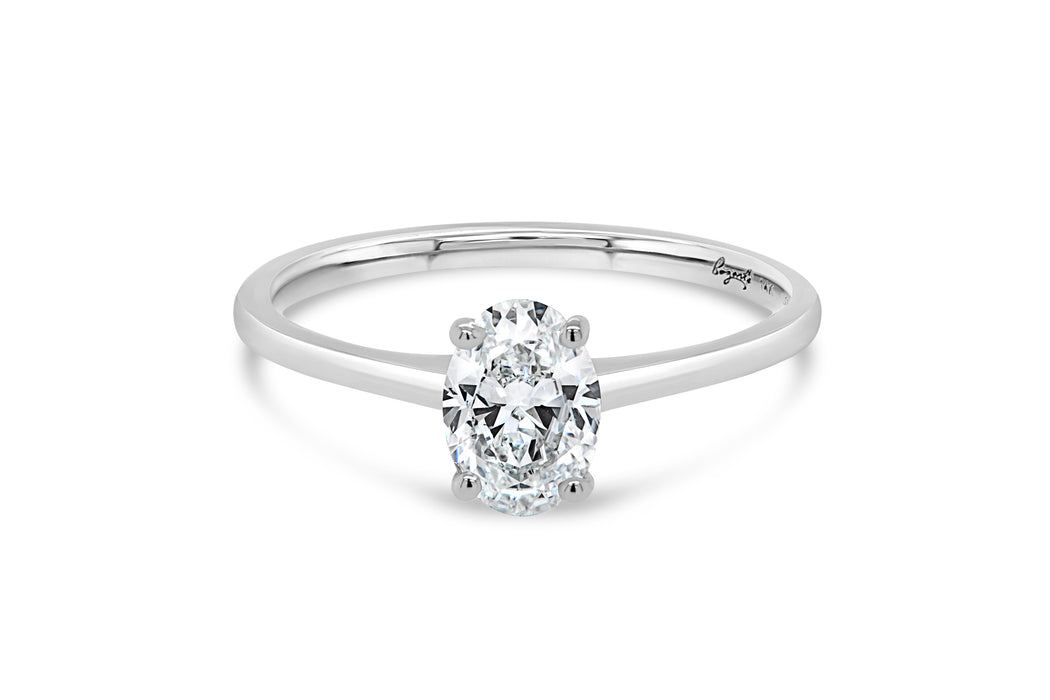 .70CT Lab Grown Oval Engagement Ring