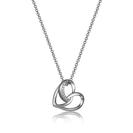 Elle Sterling Silver Amour Necklace