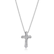 Elle Devotion Sterling Silver Cross Necklace