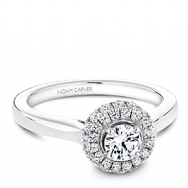 .72CT Noam Carver Halo Diamond Engagement Ring