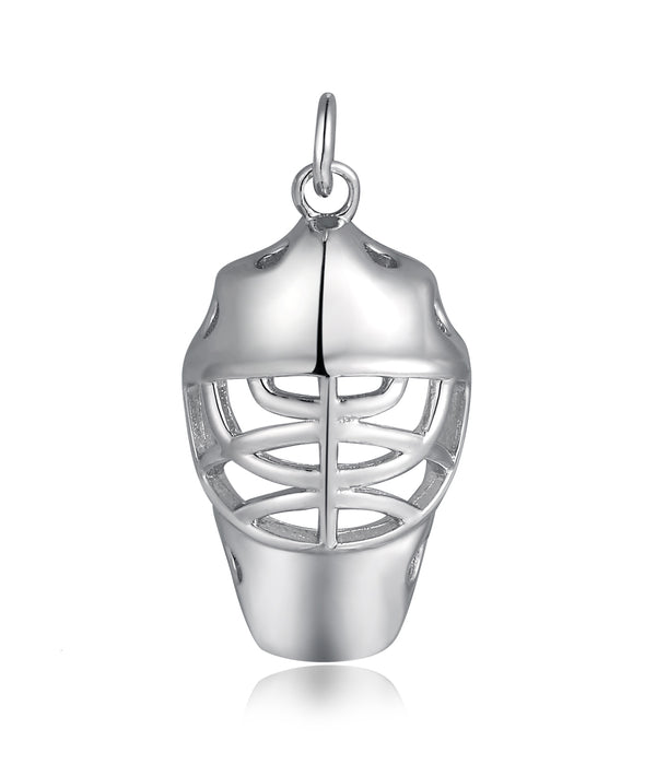 Goalie Mask Hockey Pendant