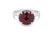 Lab Grown Ruby Ring