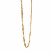 3.3mm Italgem Stainless Steel Yellow Gold Tone Curb Chain