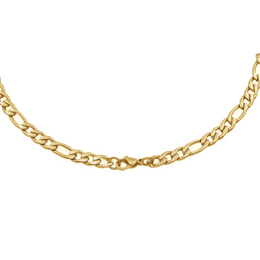 Italgem Stainless Steel 4.5MM Yellow Figaro Chain