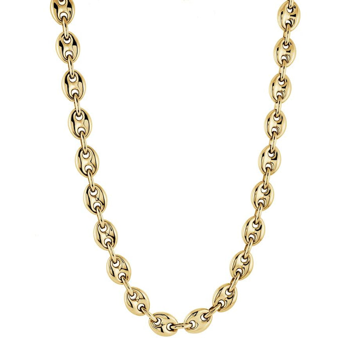 Italgem 10MM Stainless Steel Gucci Link Yellow Chain