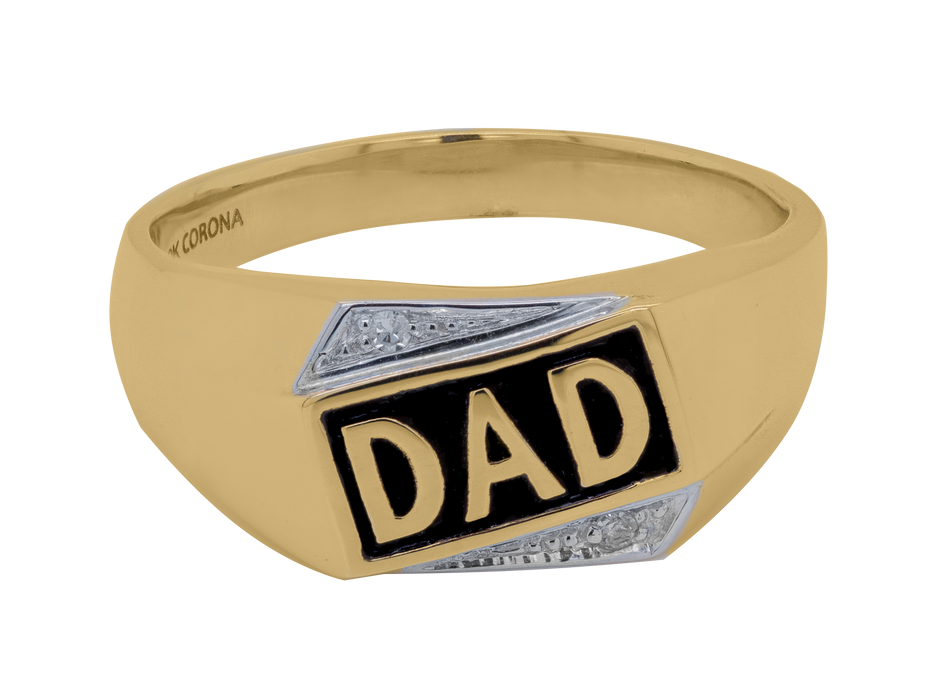 Dad Ring w/ Diamonds