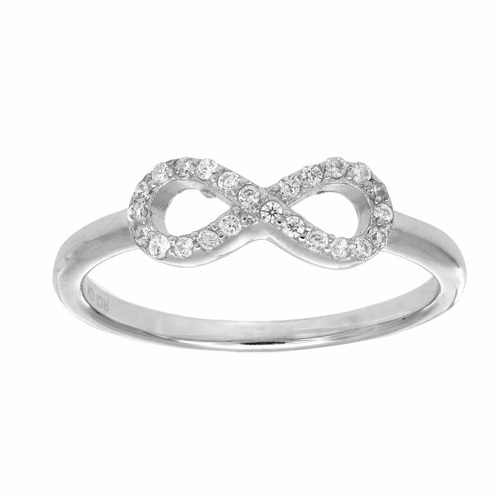 Pave Infinity Ring
