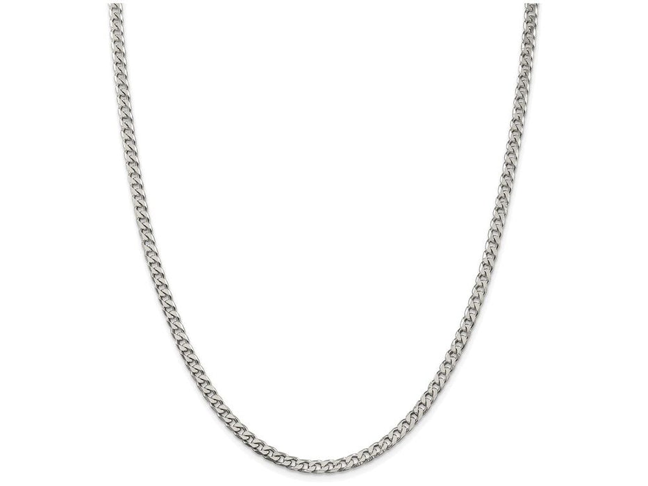 3.7mm Sterling Silver Curb Chain