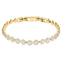Swarovski Angelic Bracelet: Yellow Gold Tone