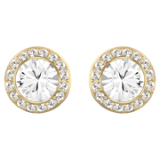 Swarovski Angelic Earrings: Gold
