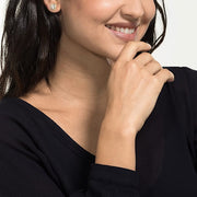 Swarovski Angelic Earrings: Gold