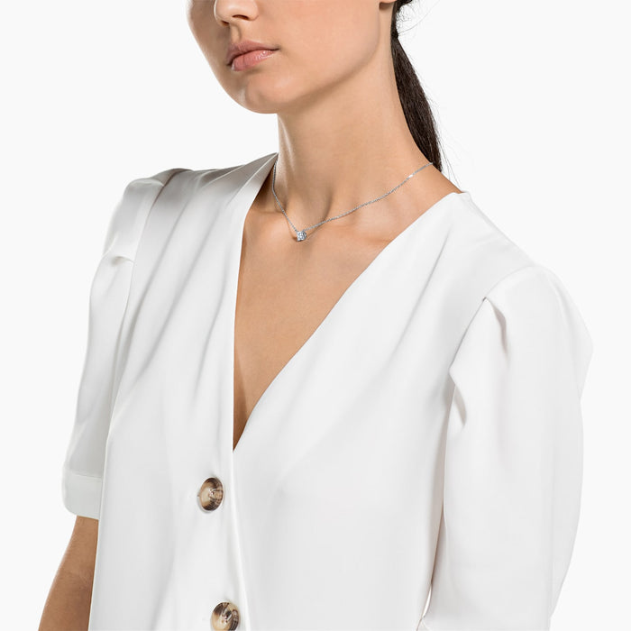 Swarovski Attract Necklace: White