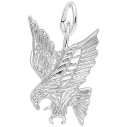 Casablanca Sterling Silver Eagle Bird Pendant