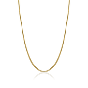 3.5mm Italgem Stainless Steel Yellow Franco Chain
