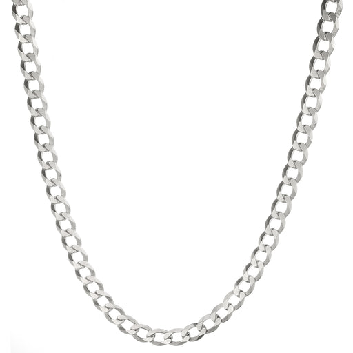 Sterling Silver Men's Flat Curb Chain — Bogart's Jewellers