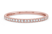 0.15CT Diamond Anniversary Band: Rose Gold