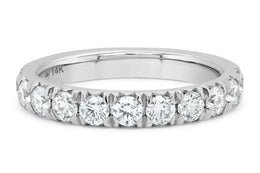 1.00CT Diamond Anniversary Band: White Gold