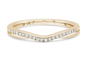 0.10CT Yellow Gold Wedding Band