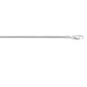 10KT White Gold 1mm Snake Chain