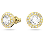 Swarovski Angelic Earrings: Gold