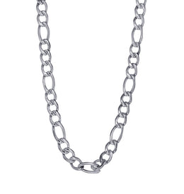 Italgem Stainless Steel 6MM Men's Figaro Chain
