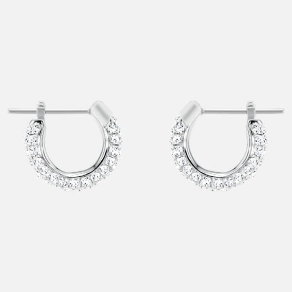 Swarovski Stone Hoop Earrings: Small