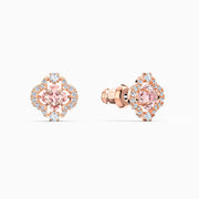 Swarovski Sparkling Dance Necklace & Earrings Jewellery Set: Pink