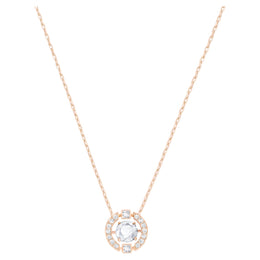 Swarovski Sparkling Dance Around Necklace: Rose