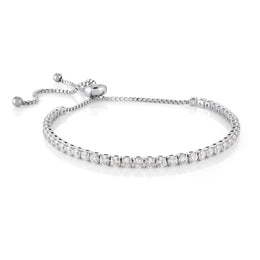 Italgem Stainless Steel Adjustable Bolo Bracelet