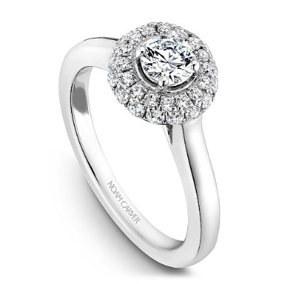 .72CT Noam Carver Halo Diamond Engagement Ring